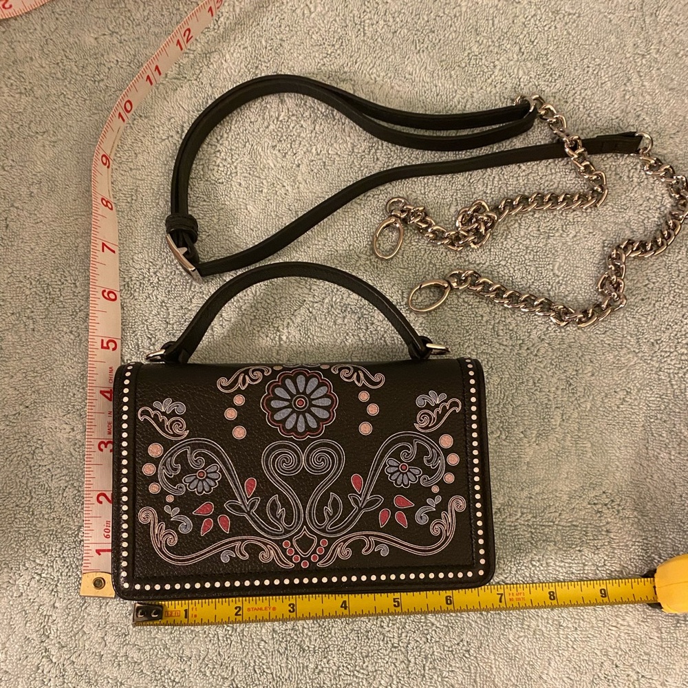 💘 Brighton Floral Black Tote/Shoulder Bag
